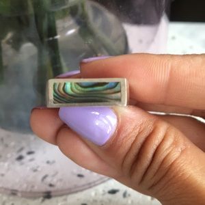 Legier Silver Abalone Signet